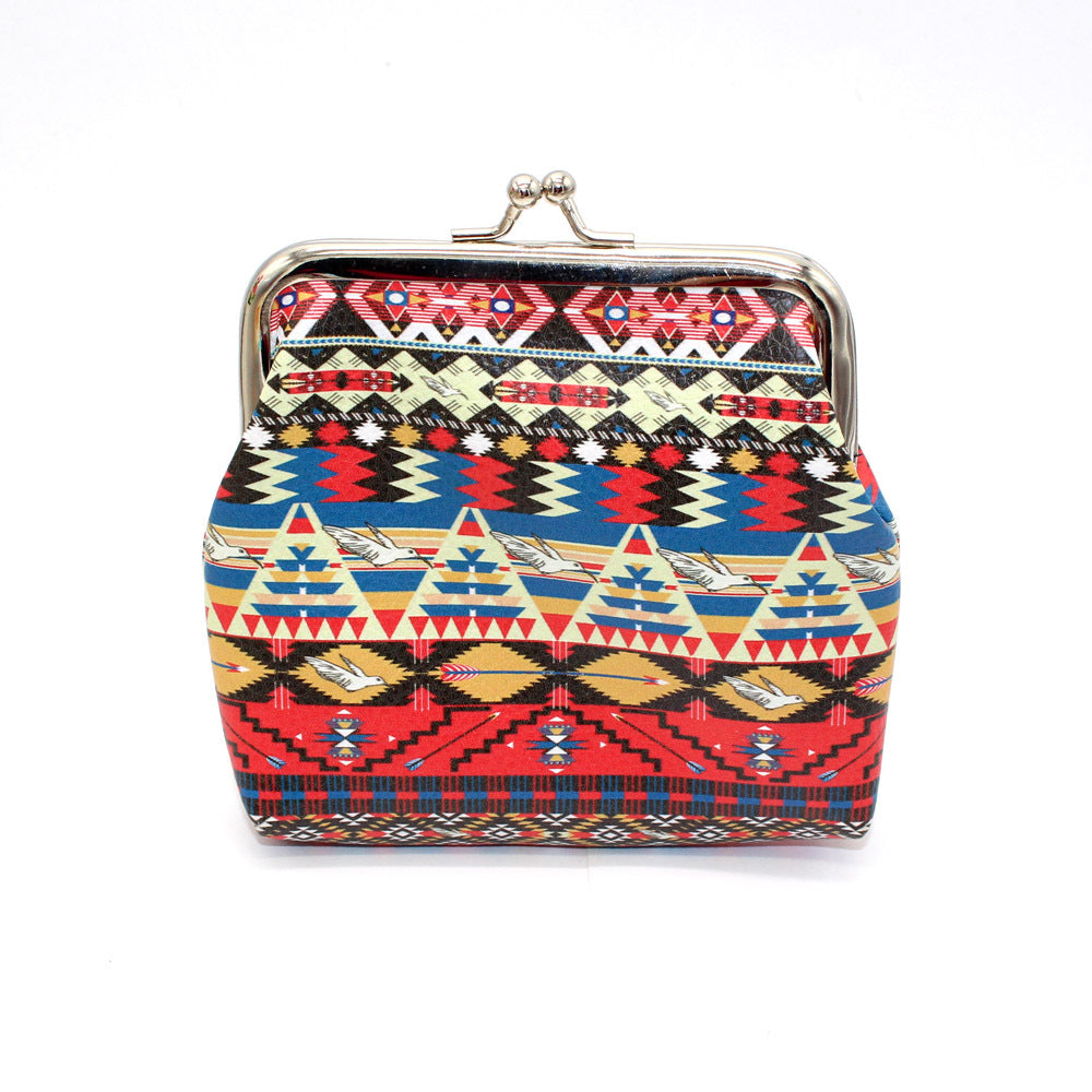 Wholesale PU Aztec Ethnic Style Coin Purse